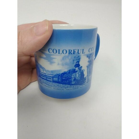 Colorful Colorado Mug Blue with Multiple Colorado - Picture 2 of 7